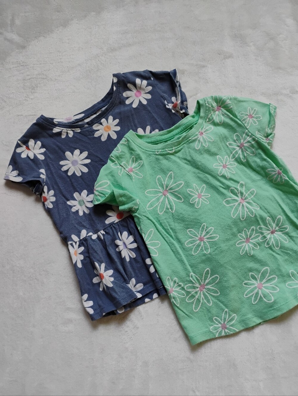 Lot Of 2 Essential Summer Tops | Floral Tees Playground Tops | 2T